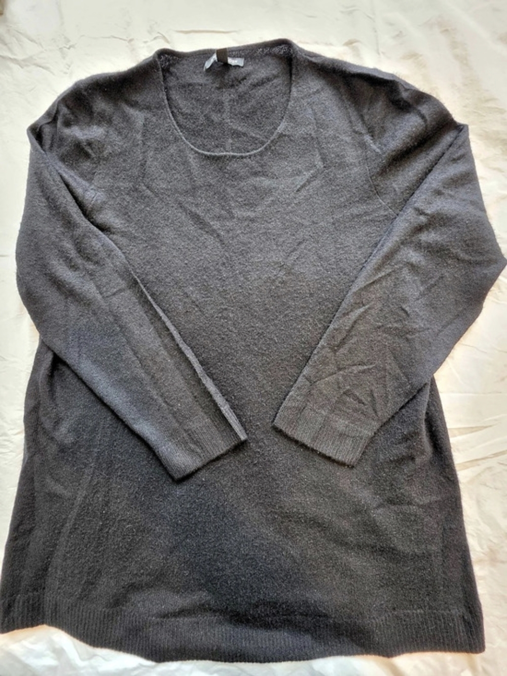 41 Hawthorn Cashmere Crew Neck Sweater Black 3X